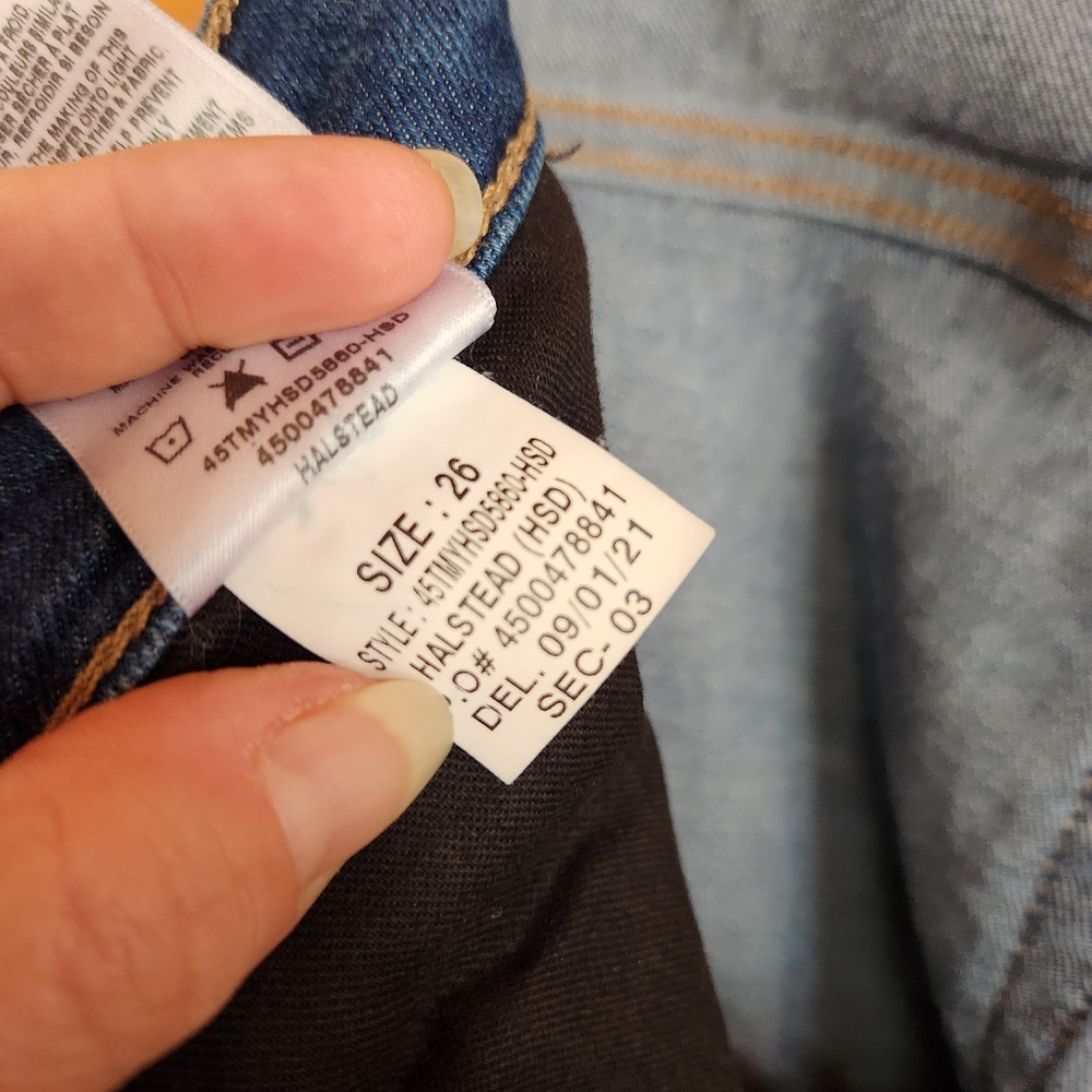 Joe’s Jeans 💜 Boyfriend Halstead Dark Stone Wash High Rise Straight Sz 26 X 30" - Picture 7 of 9